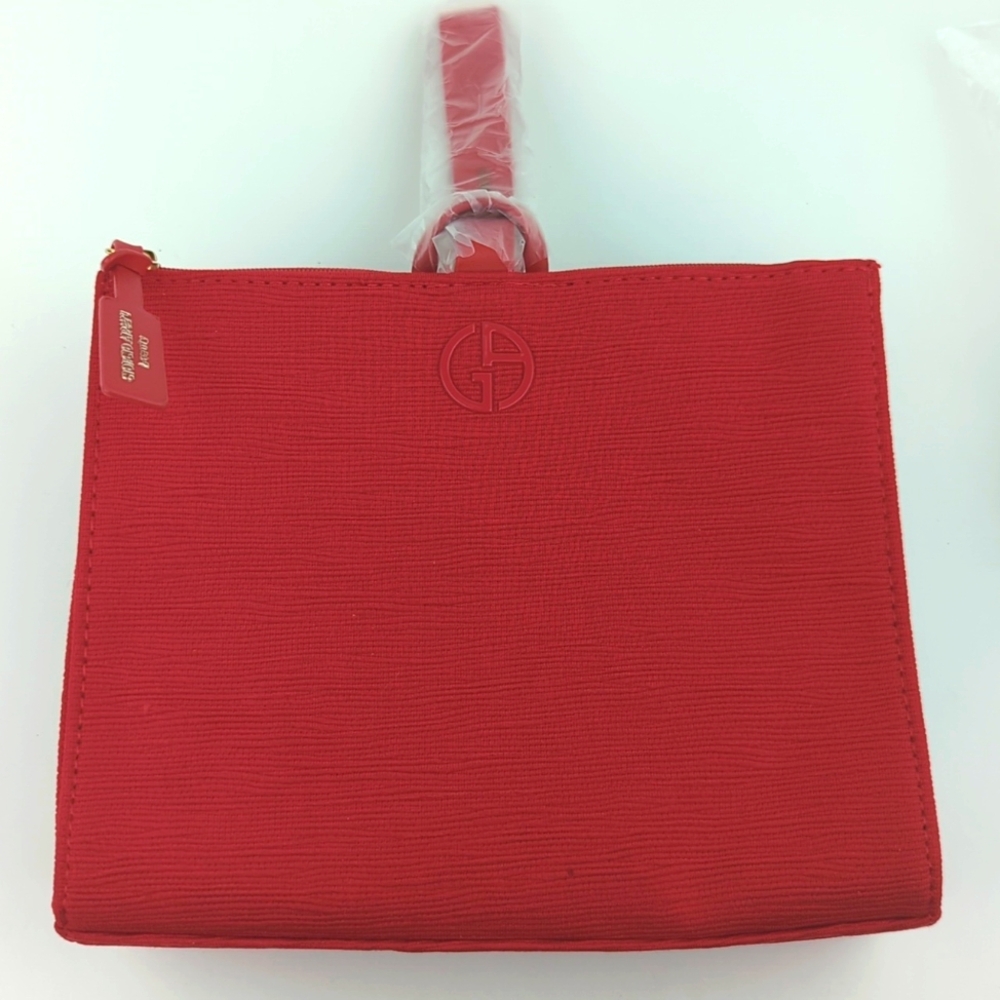 Giorgio Armani Red Cosmetics Bag